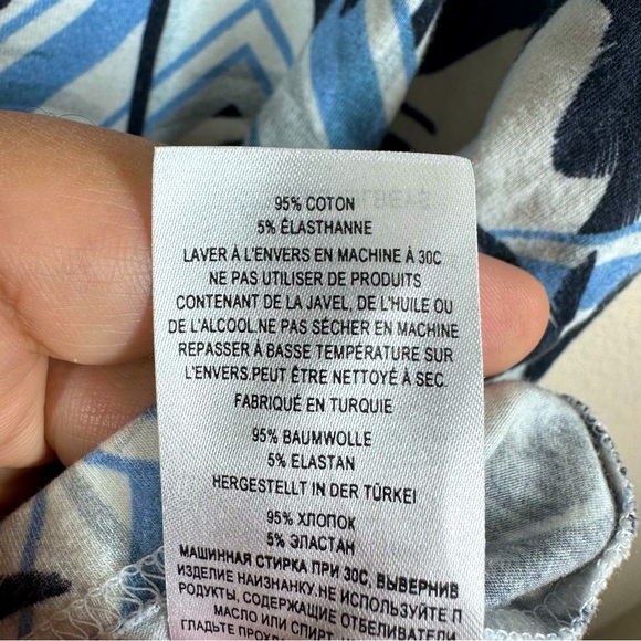 Ted Baker London Printed Golf Polo Size 6 EUC - Picture 7 of 8